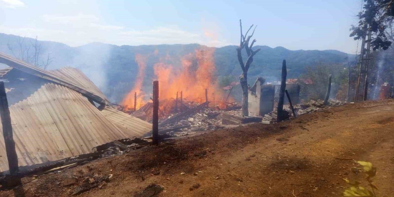 Kastamonu’da ev yangını