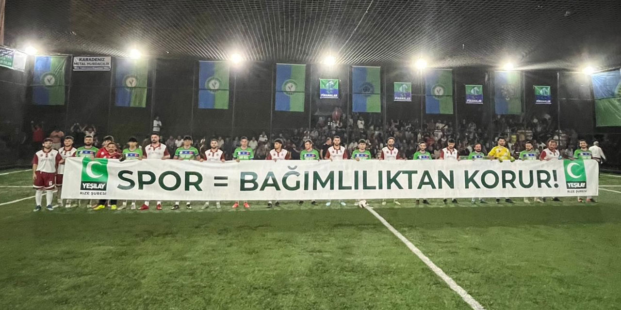 Yeşilay ve Futbolcular El Ele: "Spor Bağımlılıktan Korur" Mesajı Büyükköy'den Yükseldi!