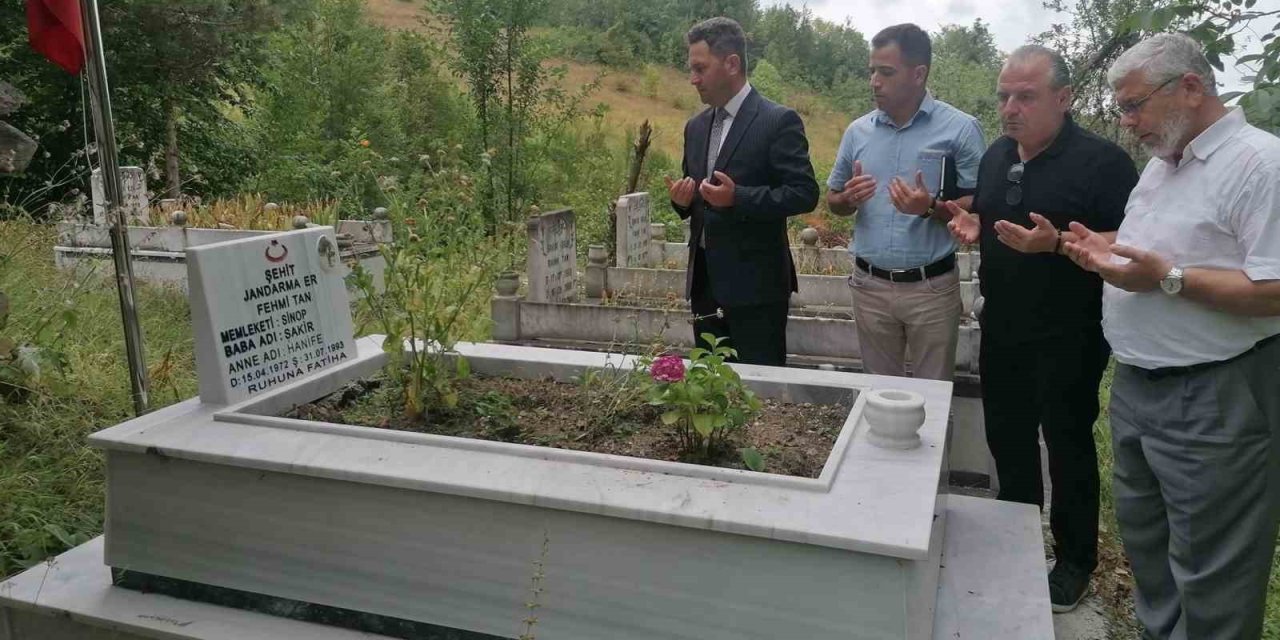 Sinop’ta şehide vefa