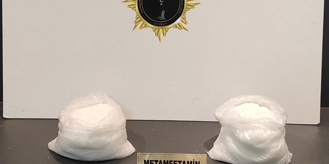 Samsun’da 2 kilo 117 gram metamfetamin ele geçirildi: 4 gözaltı