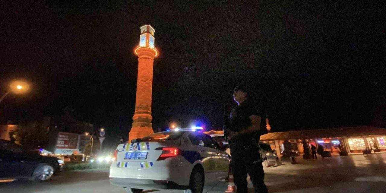 Çorum polisinden "Huzur" uygulaması: Cezalar yağdı