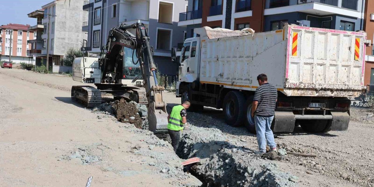 Ordu Şehir Hastanesi’nin içme suyu ve kanalizasyon hattı çalışmaları sürüyor