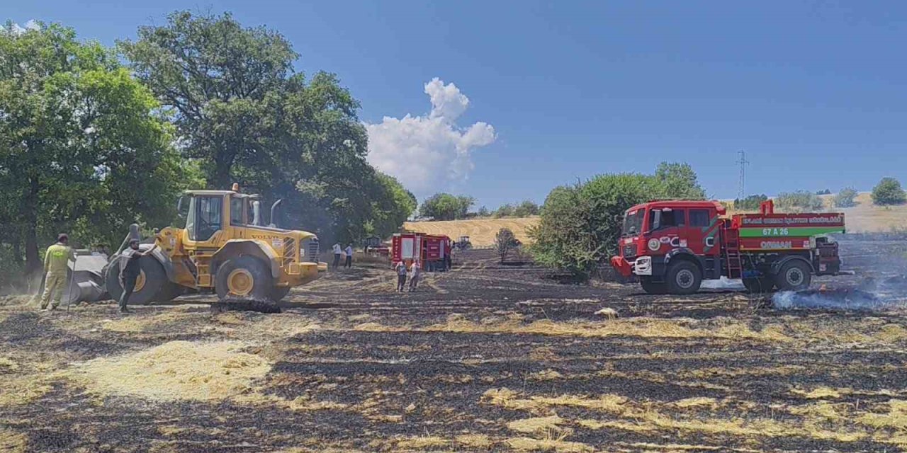 Karabük’te anız yangını kontrol altına alındı