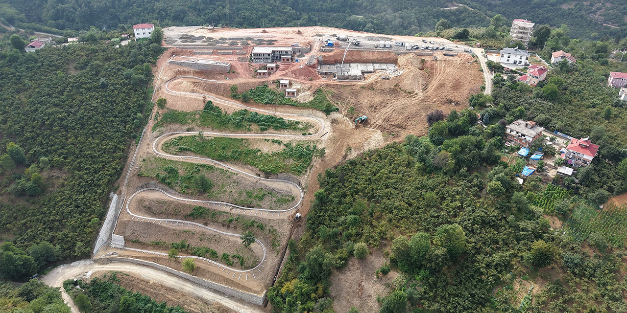 Karadeniz’in en uzun dağ kızağı Trabzon’a yapılıyor