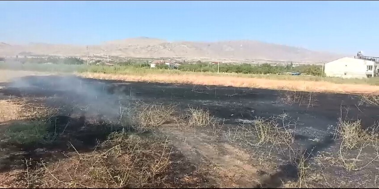 Bahçesindeki Otları Yakmak İsterken, Yangına Sebep Oldu