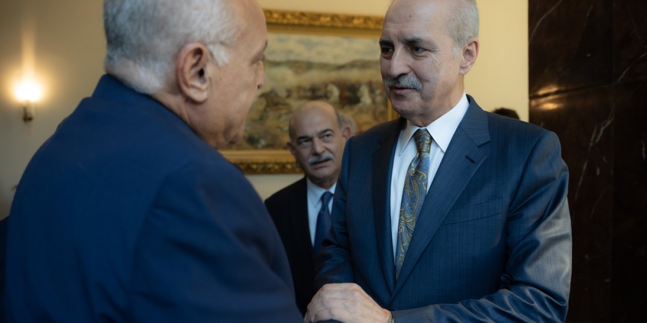 Tbmm Başkanı Kurtulmuş, Cezayir Dışişleri Bakanı Attaf'ı Kabul Etti