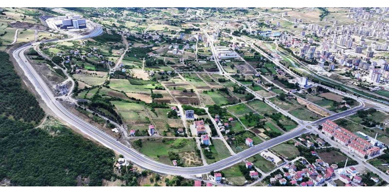Samsun Şehir Hastanesi yolunda köprü ve kavşak çalışmaları sürüyor