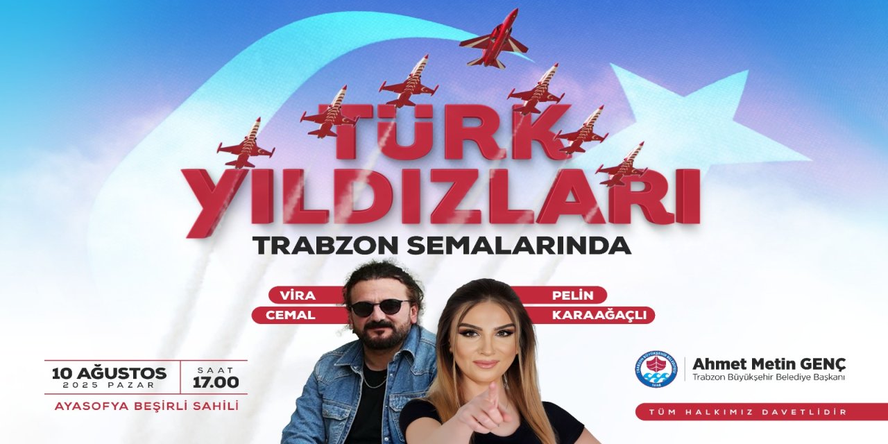 Türk Yıldızları, Trabzon Semalarında Gösteri Uçuşu Yapacak