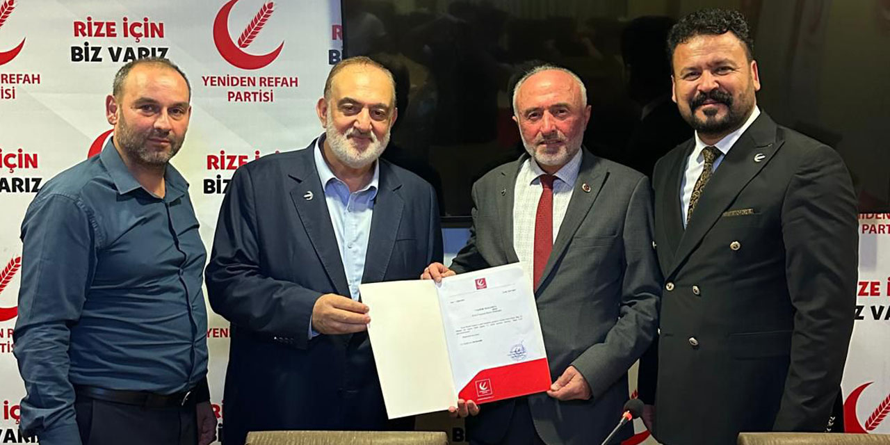 Yeniden Refah Partisi Rize İlçe Başkanlıklarında Yeni Atamalar Gerçekleştirildi