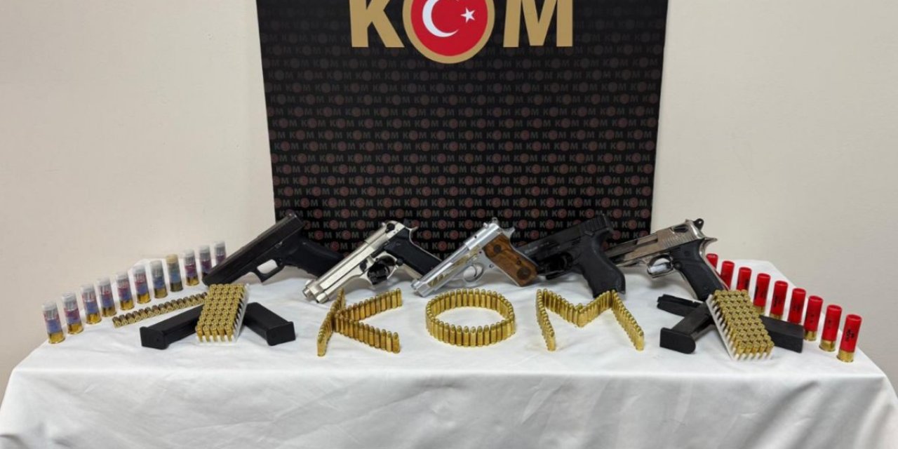 Ruhsatsız silah kullananlara operasyon, 2 gözaltı