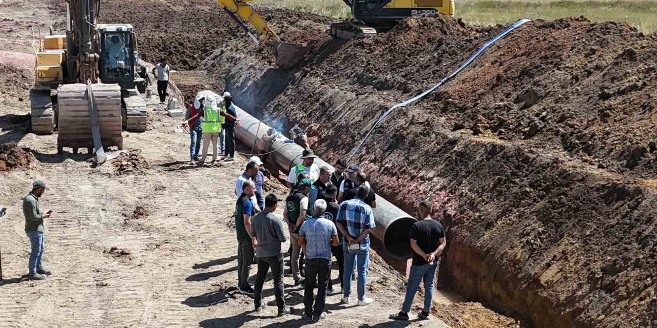 Bayburt’taki gölet ve baraj inşaatları incelendi