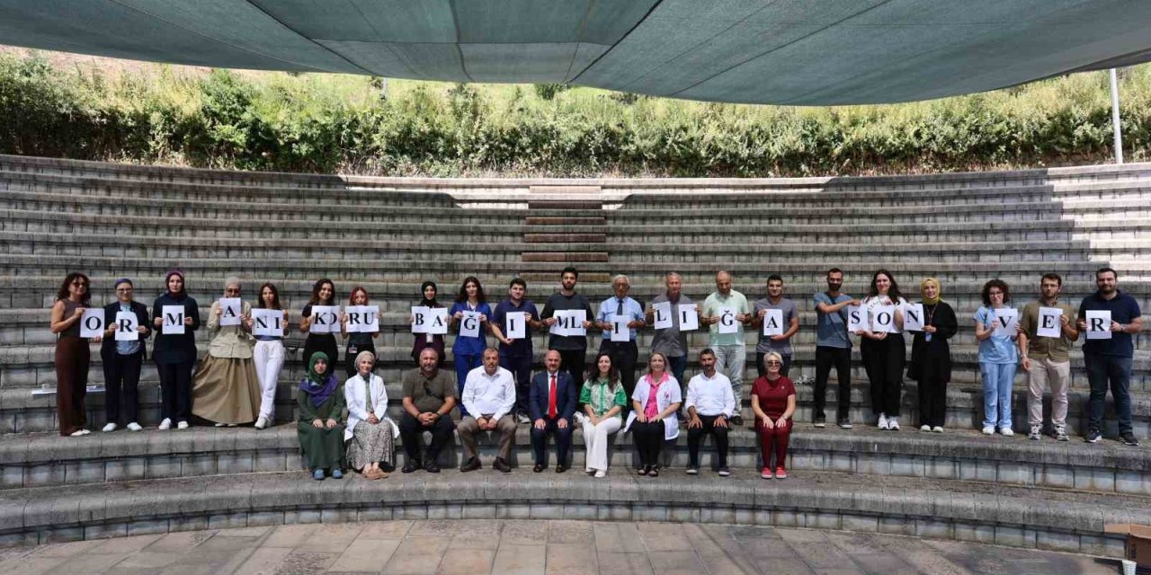 Düzce Üniversitesi’nden, ormanı koru, bağımlılığa son ver çağrısı