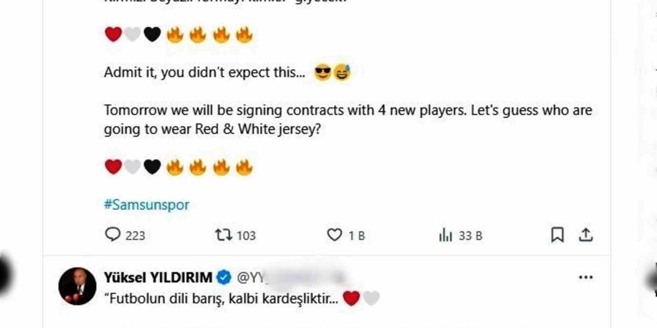 Samsunspor’da 4 imza birden