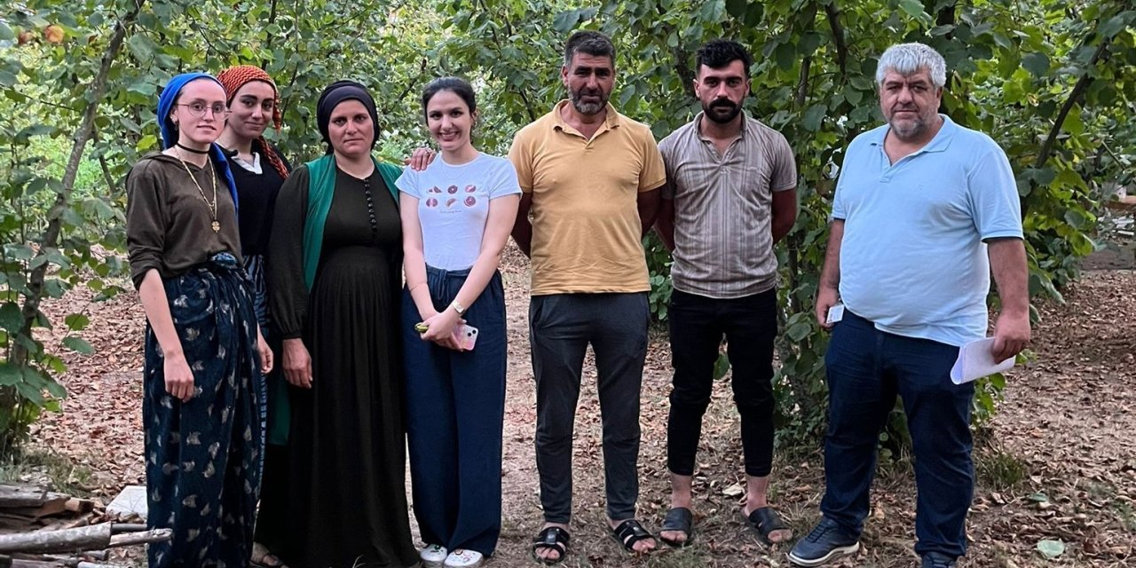 Fındık işçilerine yaşam alanlarında sağlık hizmeti