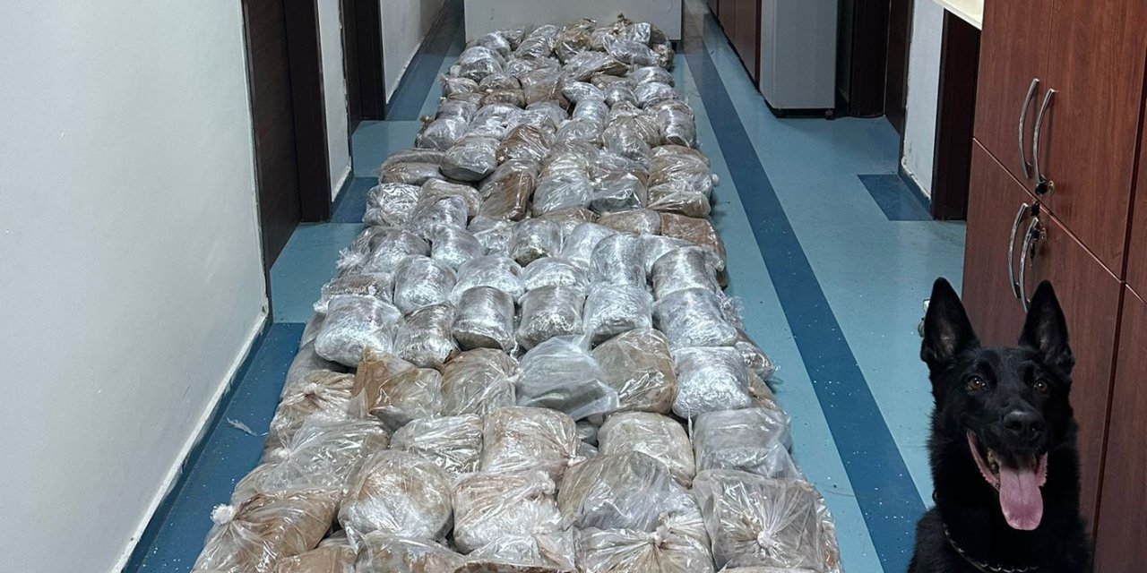 Tır'da, Kahve Paketlerindeki 158 Kilo Esrarı 'Uzi' Buldu