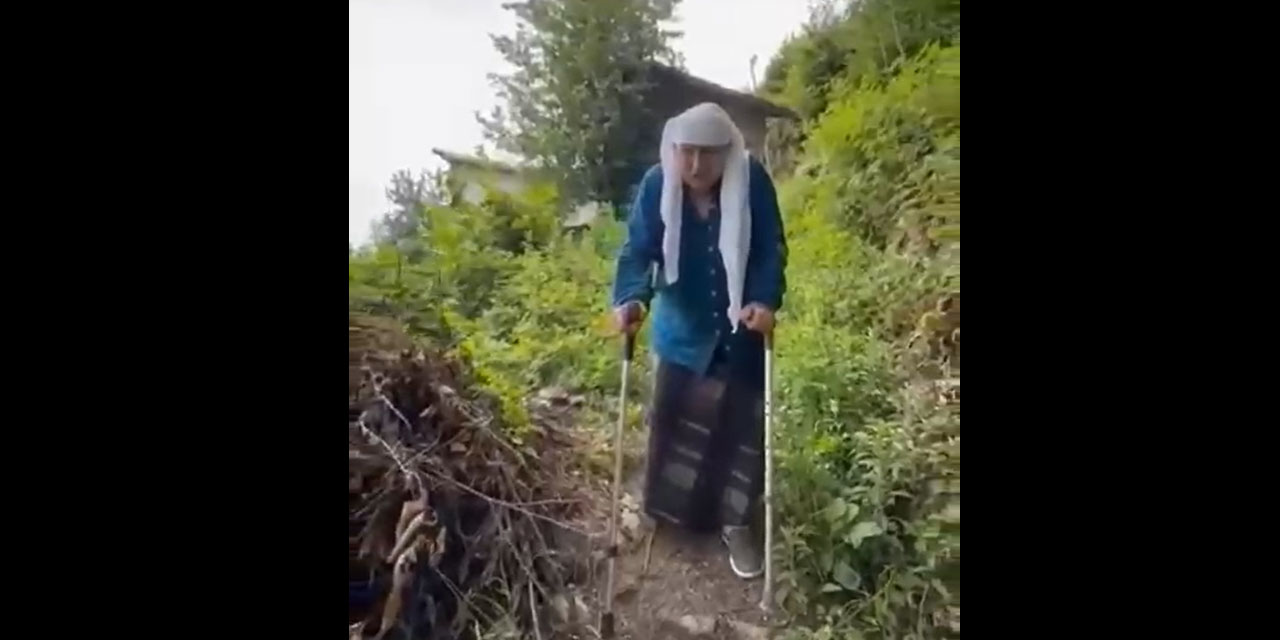 Ayşe Teyze Evine Gidecek Bir Yol İstiyor: Rize'de 400 Metrelik Yol İçin Yetkililere Çağrı