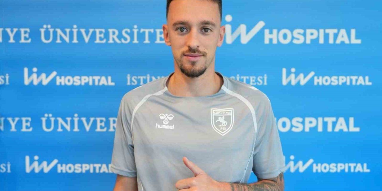 Samsunspor’un yeni transferi Sousa, sağlık kontrolünden geçti