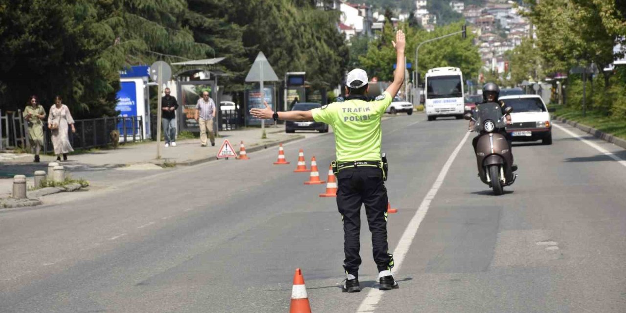 Ordu’da bir haftada 17 binden fazla araç ve sürücüsü denetlendi