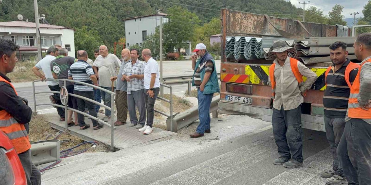 Karayollarına ’geçit’ vermediler