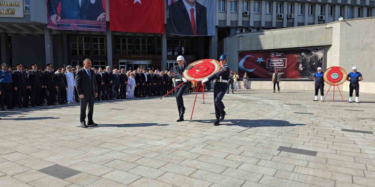 Atatürk’ün Zonguldak’a gelişi törenle kutlandı