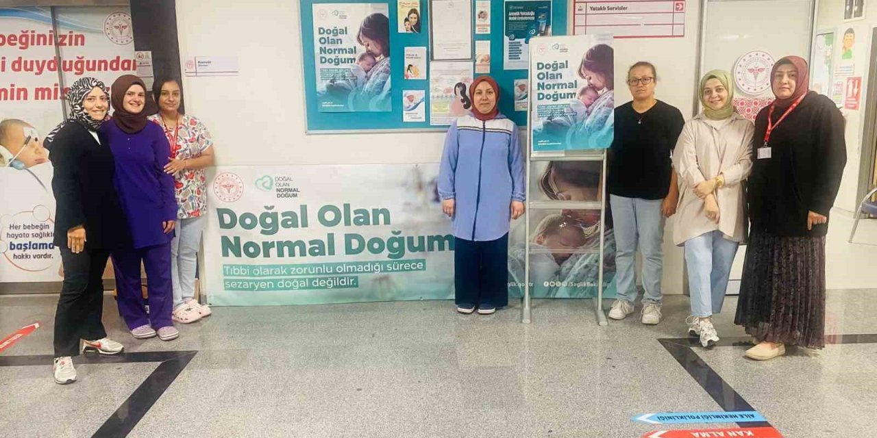 Normal doğum teşvik ediliyor