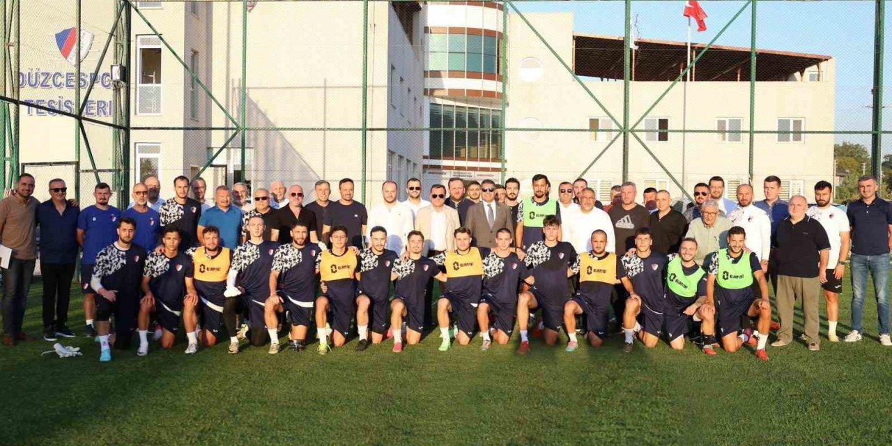 Düzcespor’a destek