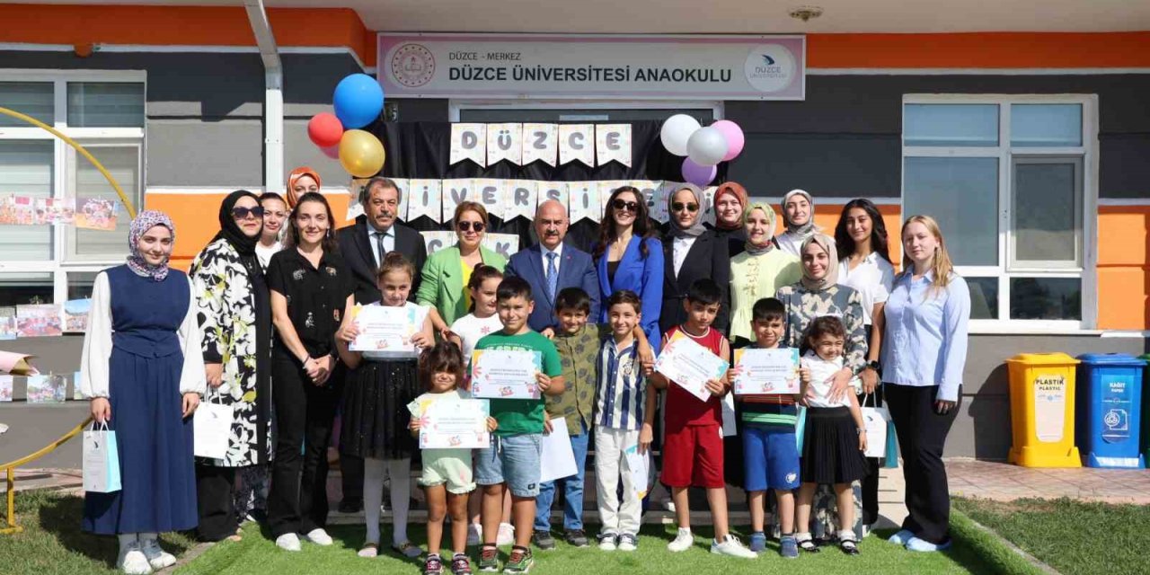Düzce Üniversitesi Anaokulu Çocuk Kampüsü Kapanış Programı Gerçekleştirildi