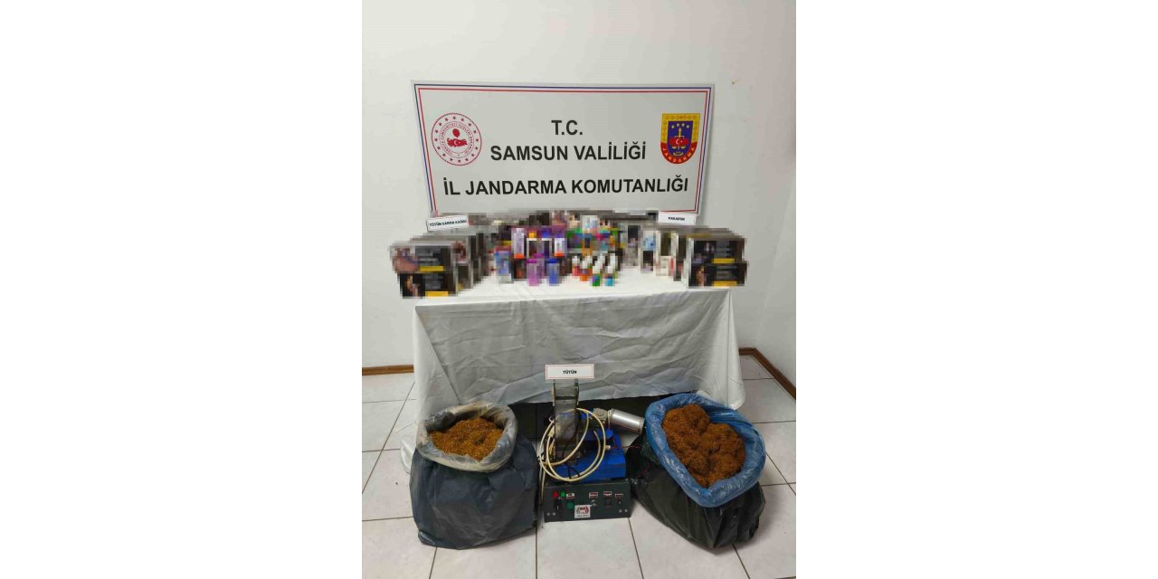 Jandarma kaçak tütün mamulleri ele geçirdi
