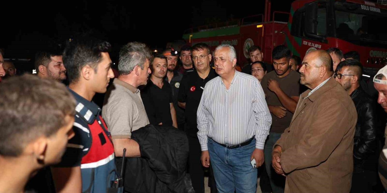 Yangın yaklaşık 1 hektarlık alanda etkili oldu