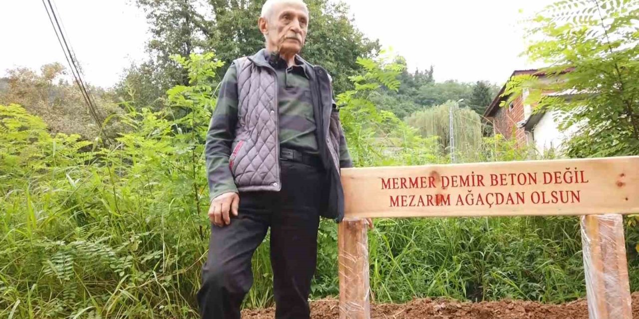 Ölümden sonra doğaya saygı: "Mezarım mermerden değil ağaçtan olsun"