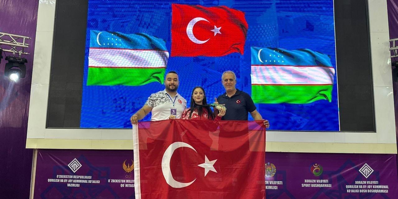 Düzceli milli halterci Şevval İnce, Asya şampiyonu oldu