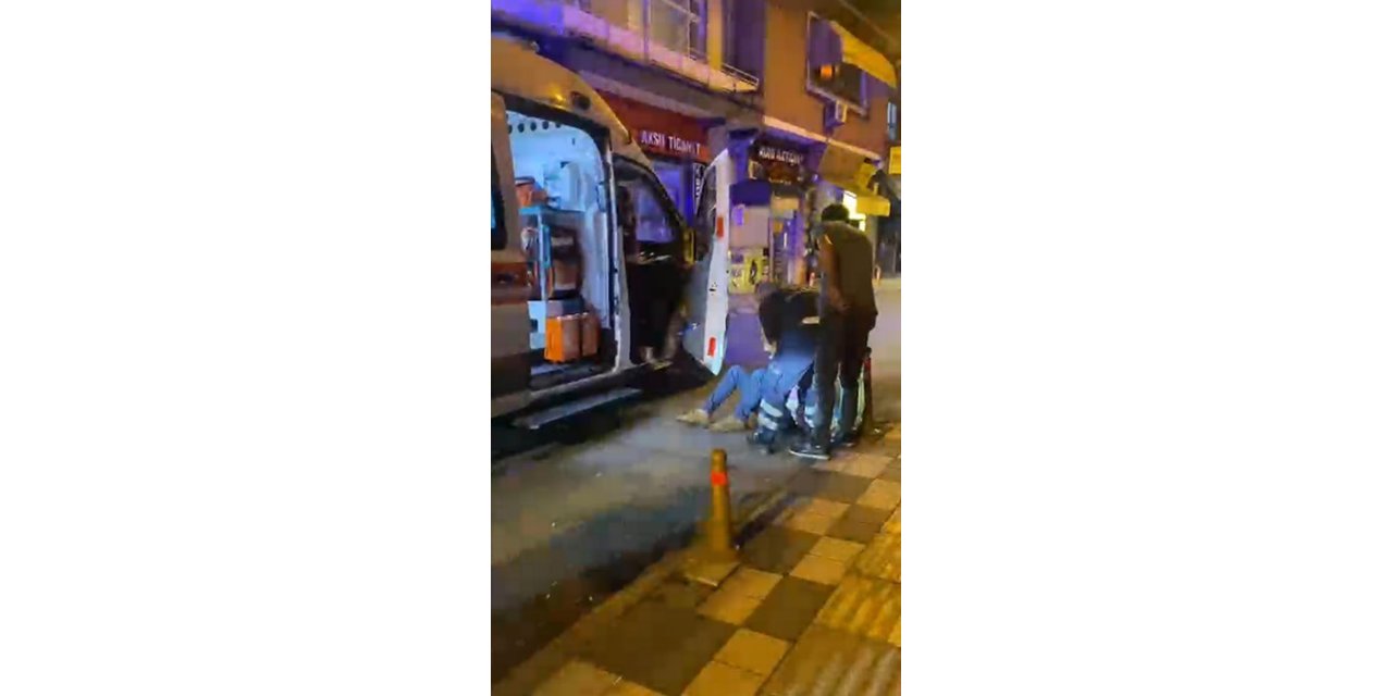 Alkollü şahıs caddeyi karıştırdı