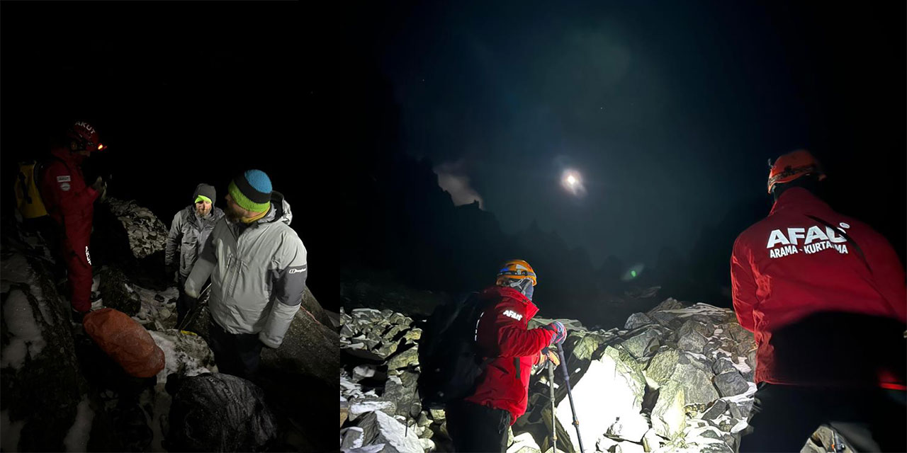 Kaçkar Dağları'nda kaybolan Polonyalı dağcılar kurtarıldı