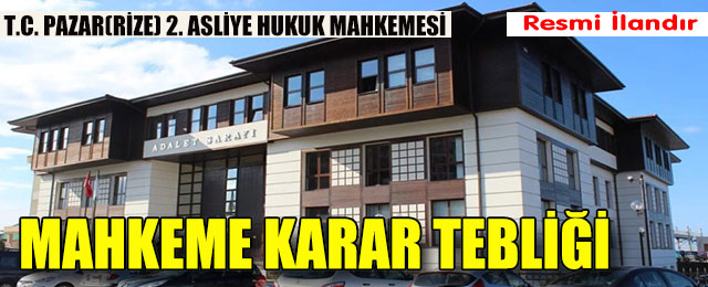 Mahkeme Karar Tebliği