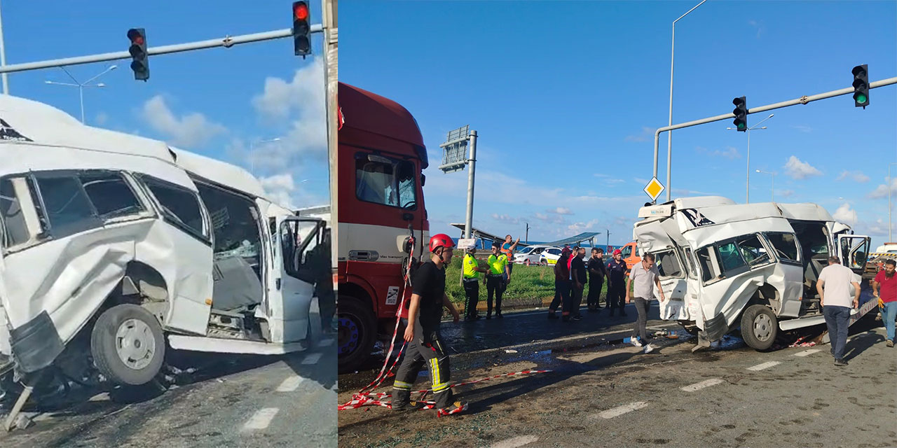 Karadeniz Sahil Yolu'nda trafik kazası: 15 yaralı