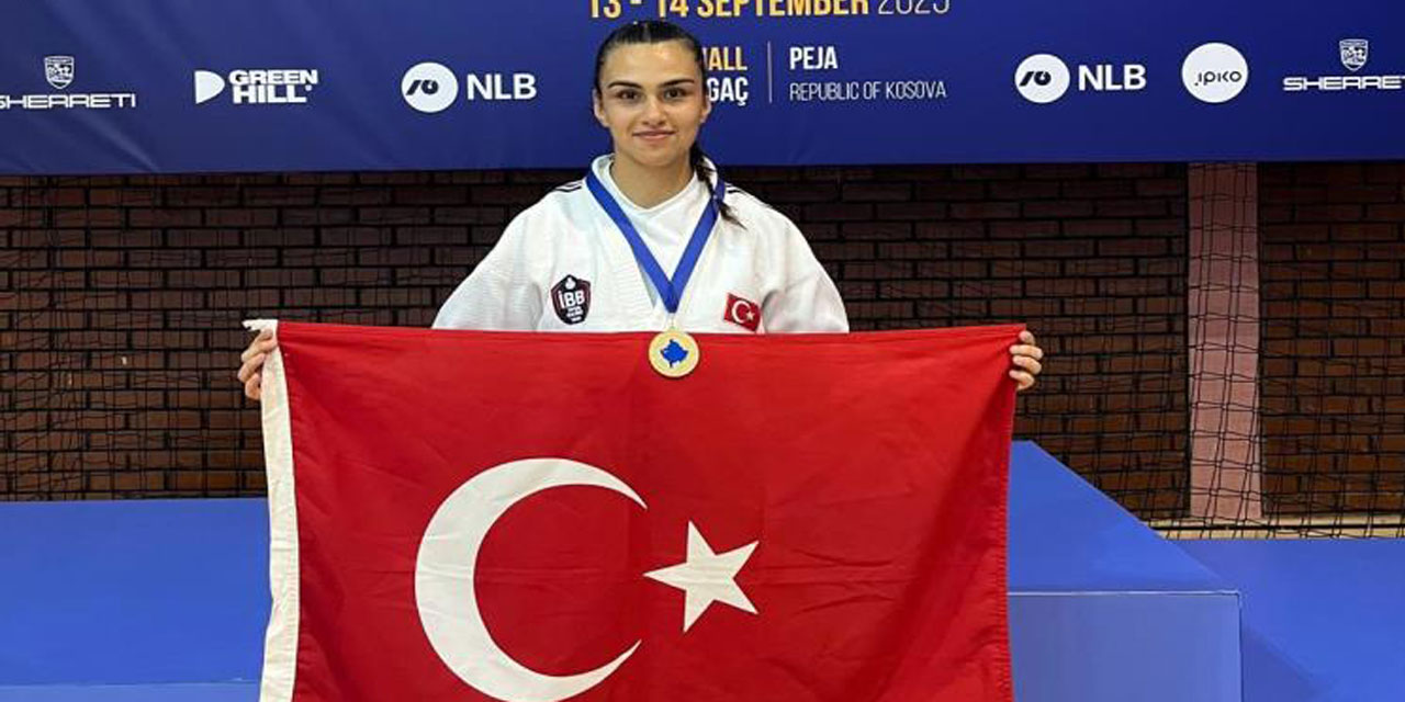Rizeli Rümeysa Koto, judoda balkan şampiyonu oldu