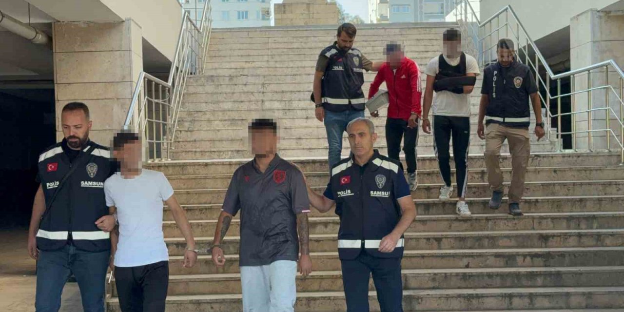 Samsun’da uyuşturucu ticaretinden 4 kişi tutuklandı