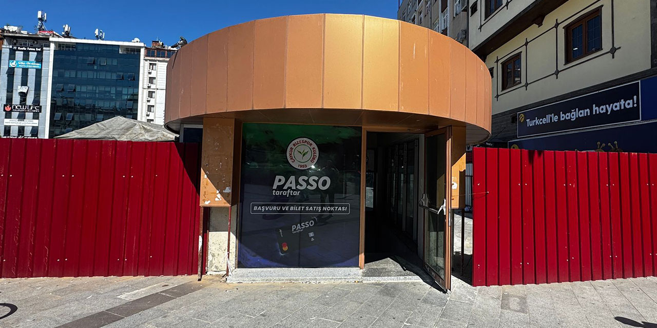 Rize Merkezde Passolig Ofisi Yeniden Hizmete Girdi