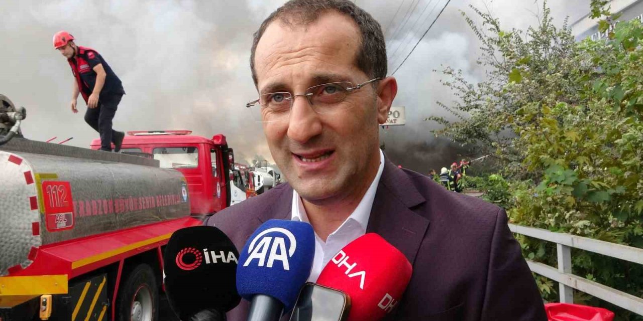 Akçaabat Belediye Başkanı Ekim: "Gece 2’den beri burada müdahale devam ediyor"