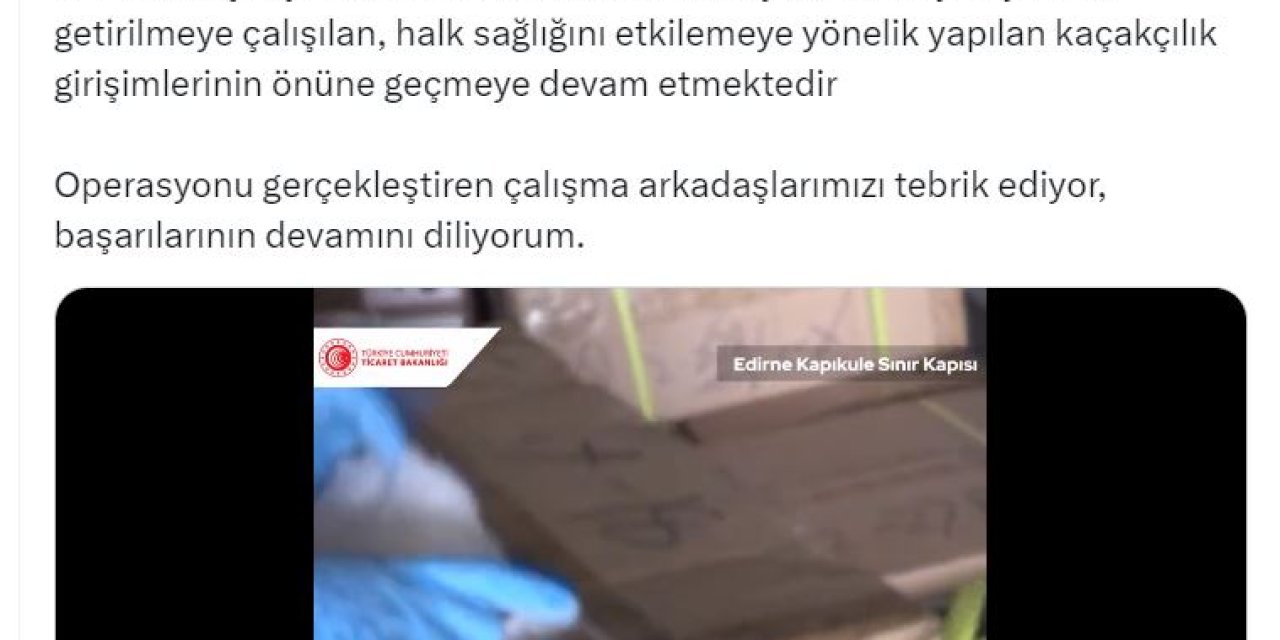 Kapıkule'de 13,2 Milyon Tl Değerinde Kaçak Elektronik Sigara Ele Geçirildi