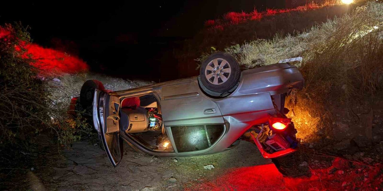 Çorum’da otomobil köprüden uçtu: 1’i ağır 2 yaralı