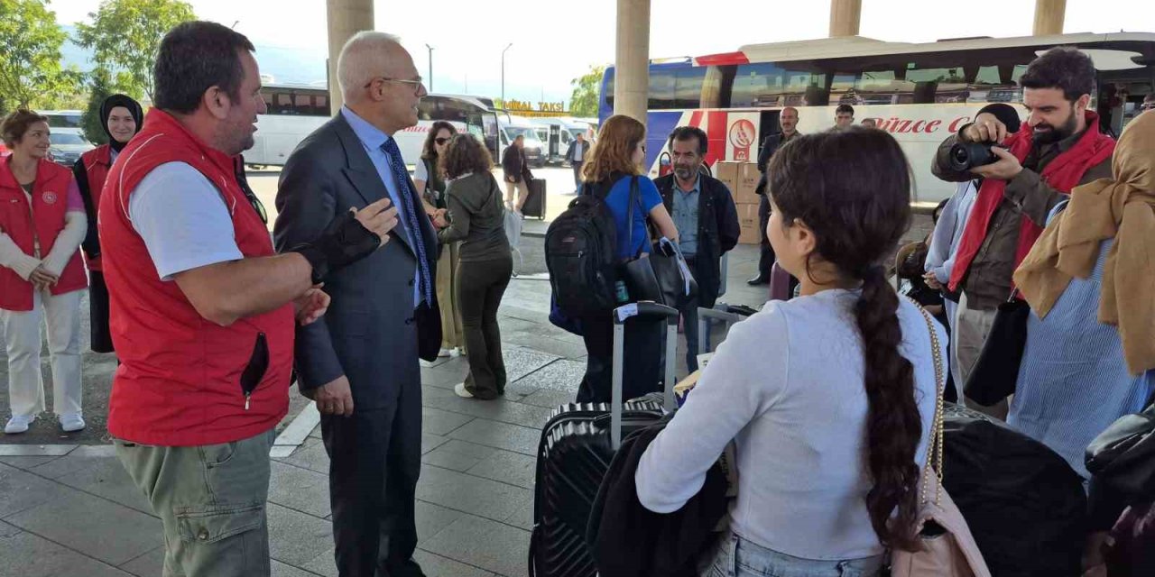 Düzce’de üniversitelilere ’hoş geldin’ karşılaması