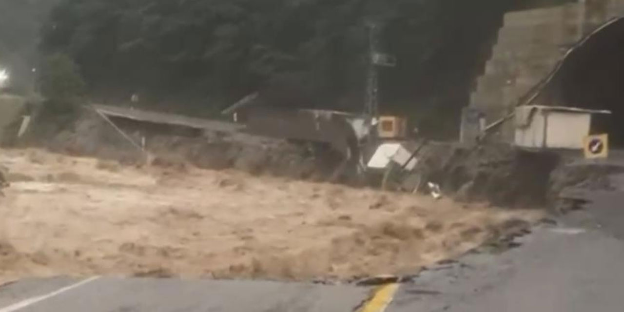 Rize'de Son 24 Saatte Birçok Noktada Metrekareye 110 kg Yağış Düştü