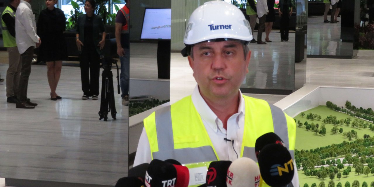 Ataşehir'deki 353 Metrelik Merkez Bankası Binasında 40 Dağcının Zorlu Mesaisi