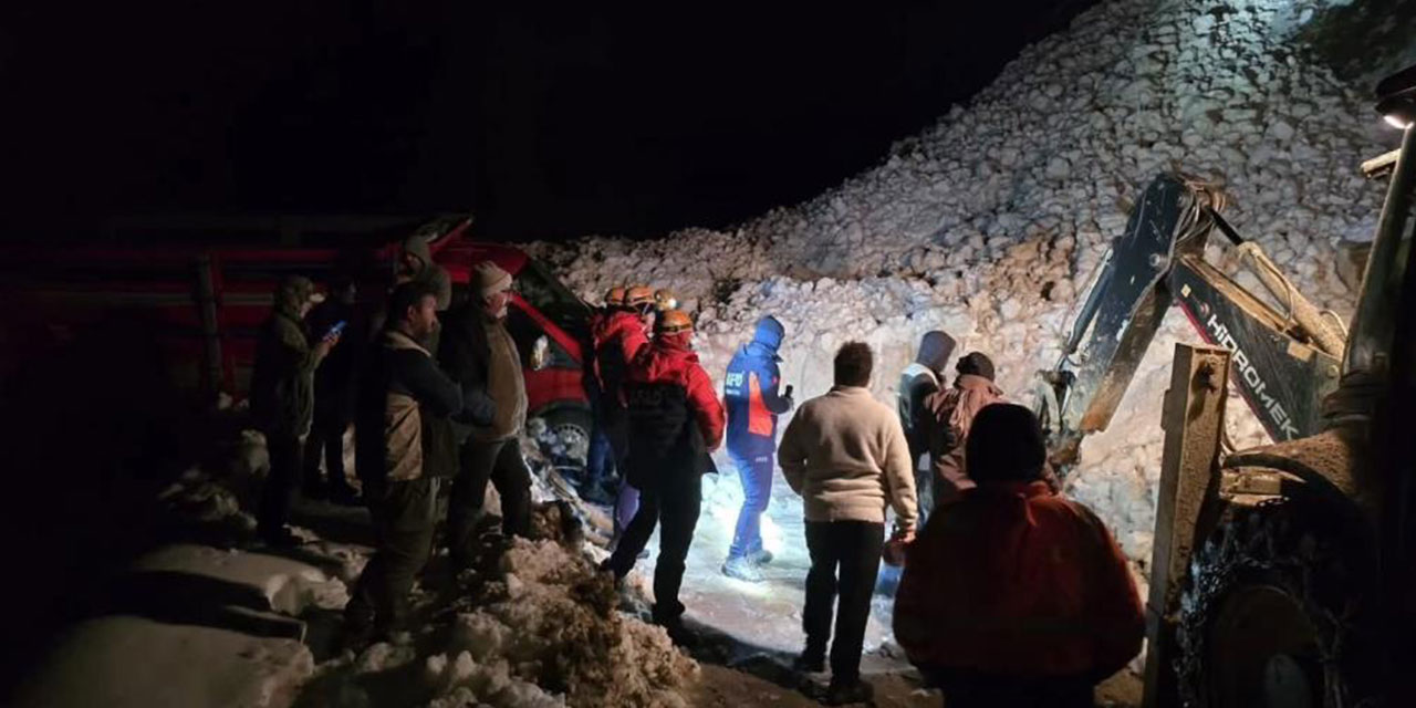 Rize'de Trovit Yaylası'nda çığ sonrası mahsur kalan vatandaşlar kurtarıldı