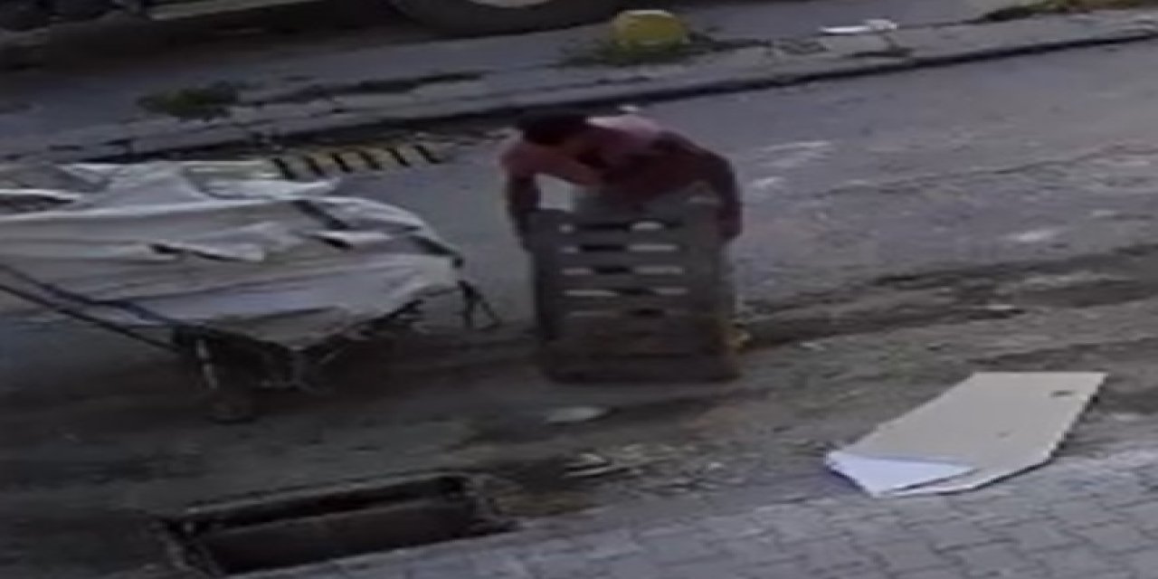 Rögar Kapağı Hırsızlıkları Kamerada