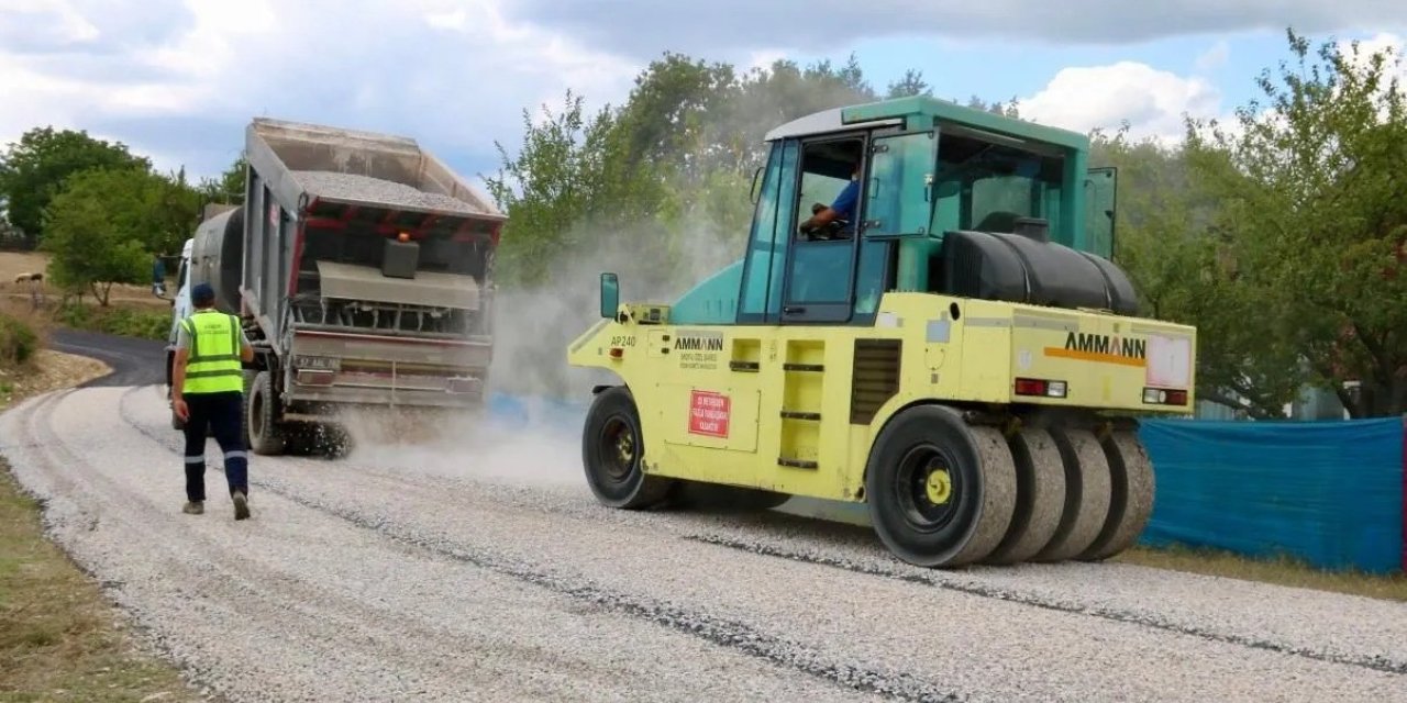 Sinop’ta köy yollarına 230 km asfalt yapıldı