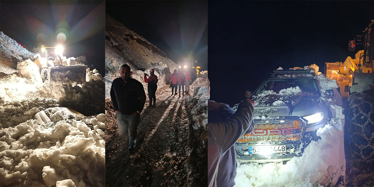 Rize'de İkinci Çığ Olayı: 15 Kişi ve Hayvanlar Kurtarıldı