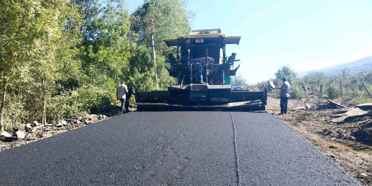 Düzce’de köylerin ulaşım konforu artıyor