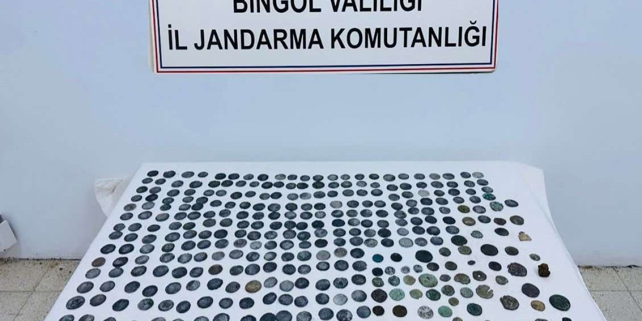 Bingöl'de 2 Gök Taşı İle 373 Tarihi Eser Ele Geçirildi